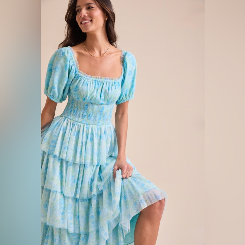 NWT Altar’d State Jane Floral Maxi Dress - Picture 3 of 6